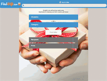 Tablet Screenshot of findgifts.com